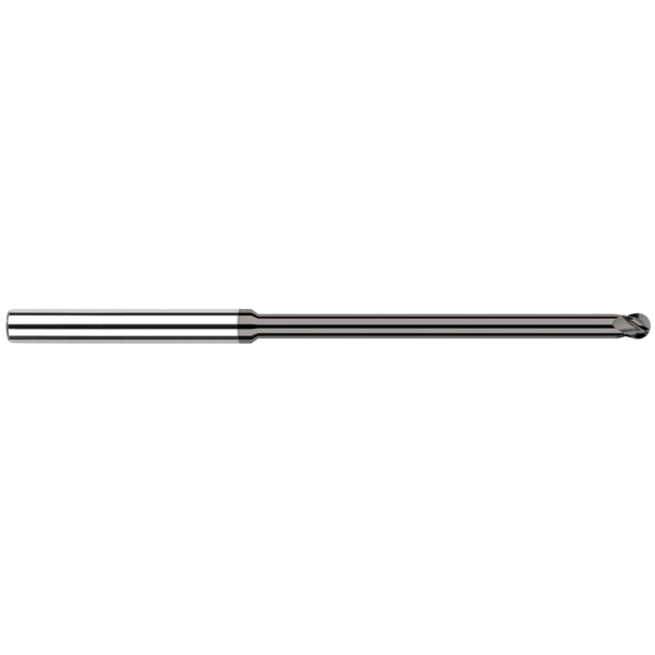 End Mill - CVD Diamond - Ball, 0.1250" (1/8), Overall Length: 3"